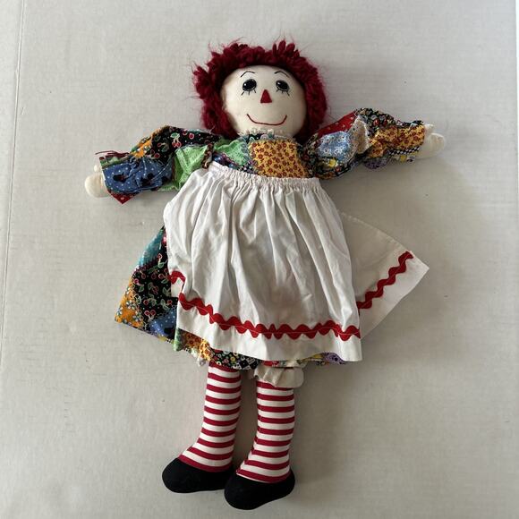 Vintage Raggedy Ann Doll handmade, I love you Written on chest Made Dec 2011 - Picture 1 of 10